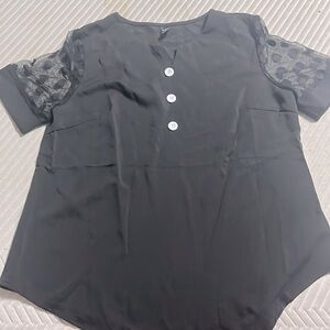 Black shirt from shein.